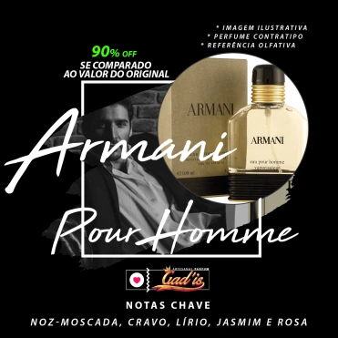 Perfume Similar Gadis 10 Inspirado em Armani Pour Homme Contratipo